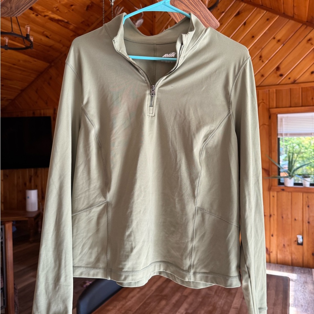 Avia Sage Green Activewear Top